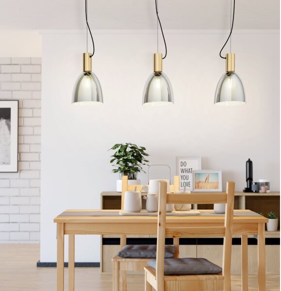 Eglo 99314 - Lustră pe cablu LEBALIO 3xE27/40W/230V