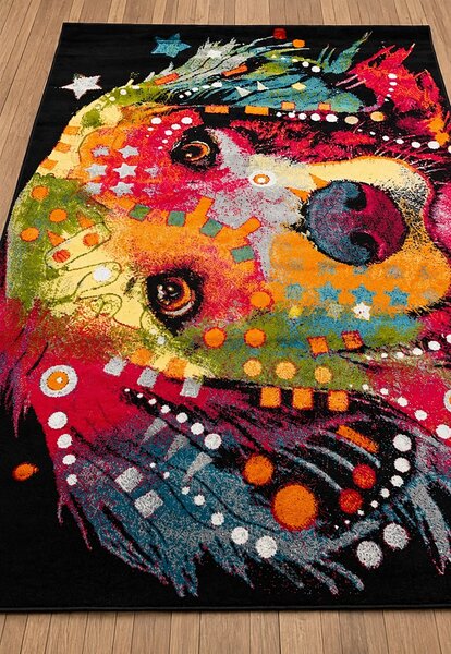 Covor Model Catel, Kolibri 11022 180, Multicolor Multicolor, Dreptunghi, 120x170