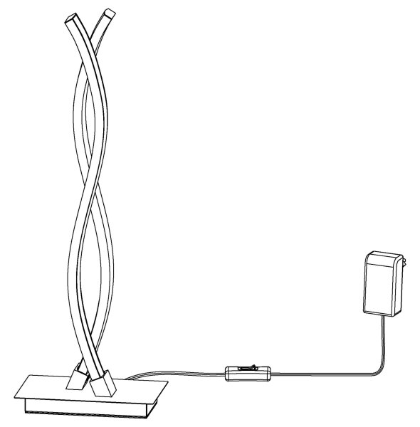 Eglo 99318 - Lampă de masă LED LASANA LED/10W/230V