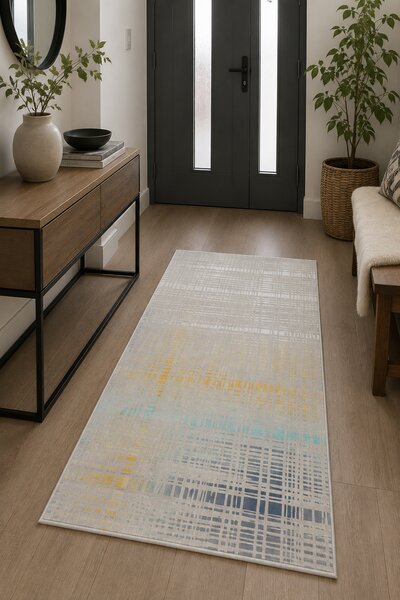 Model Cancun 18216-051 Covor Belgian Dreptunghiular, Multicolor 80 x 150