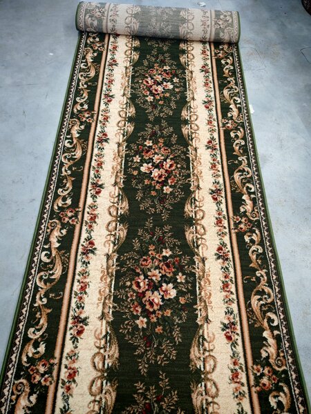 Travesa Hol, Model Clasic 535 310, Festonata, Latime 120 cm, Verde 120 x 200