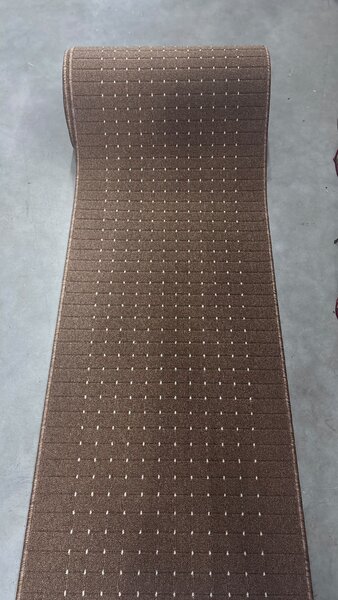 Traversa Antiderapanta Hol Bucatarie, Model Stanford Chestnut, Latime 80 cm, Bej 80 x 200