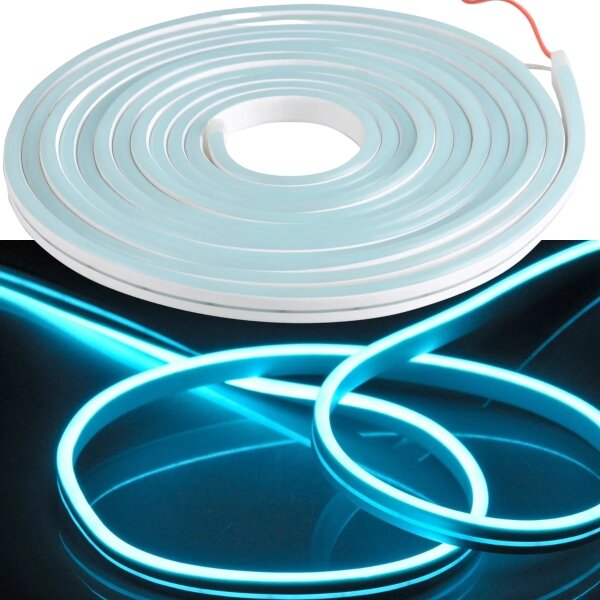 Benzi LED NEON 5 m LED/27W/12V IP65 albastru