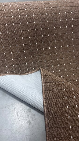 Traversa Antiderapanta Hol Bucatarie, Model Stanford Chestnut, Latime 80 cm, Bej 80 x 200