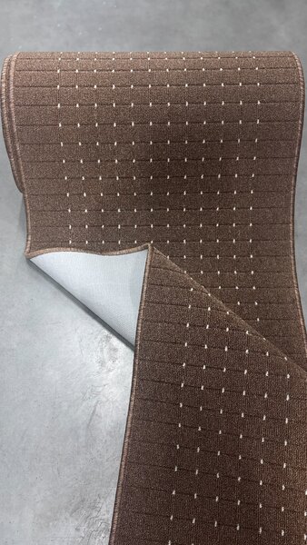 Traversa Antiderapanta Hol Bucatarie, Model Stanford Chestnut, Latime 80 cm, Bej 80 x 200