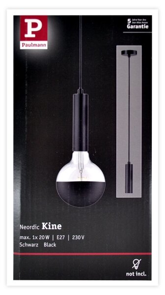 Paulmann 79757 - Lustră pe cablu NEORDIC 1xE27/20W/230V