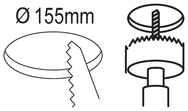 Eglo 99133 - Plafonieră LED încastrată FUEVA 5 LED/10,5W/230V