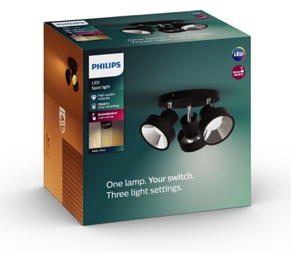 Spot LED dimabil BUKKO 3xLED/4,3W/230V Philips 50603/30/P0