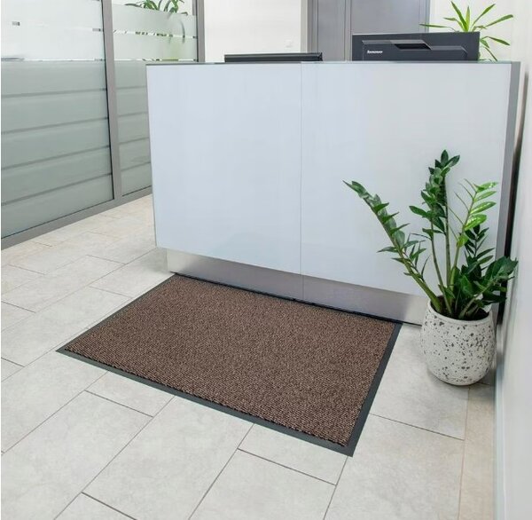 Covoras intrare, Model 830 500,Dimensiunea 60 x 80 cm, Maro 60 X 80