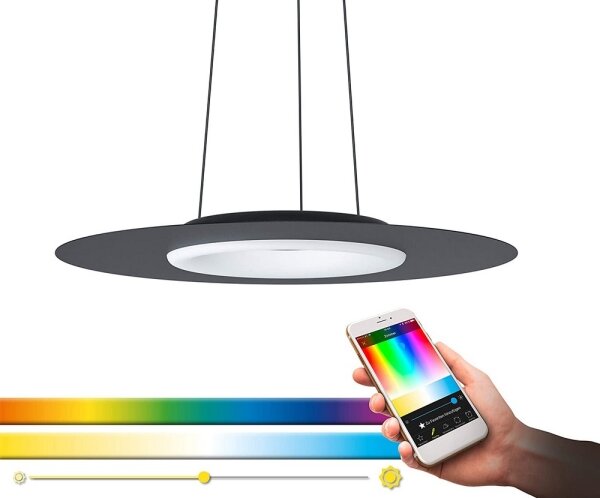 Lustră LED RGB dimabilă pe cablu Eglo 99125 COMPO ROSSO-C LED/16W/230V