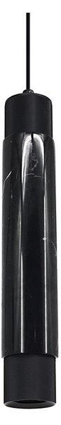 Lustră pe cablu MARBLE 1xGU10/8W/230V negru