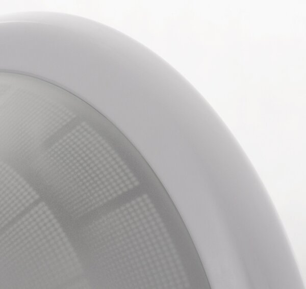 Ecolite WHST78-BI - Plafonieră exterior cu senzor VERA 2xE27/60W/230V IP44