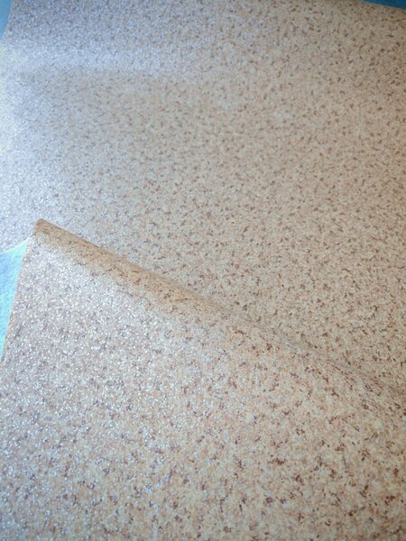 Covorul PVC linoleum Sare si Piper, Latimi 2 m, Bej 200 x 200