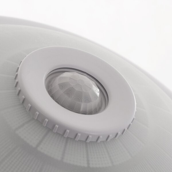 Ecolite WHST78-BI - Plafonieră exterior cu senzor VERA 2xE27/60W/230V IP44