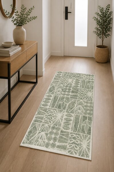 Model Sparta 17503-062, Covor Belgian Interior Exterior, Verde 80 x 150