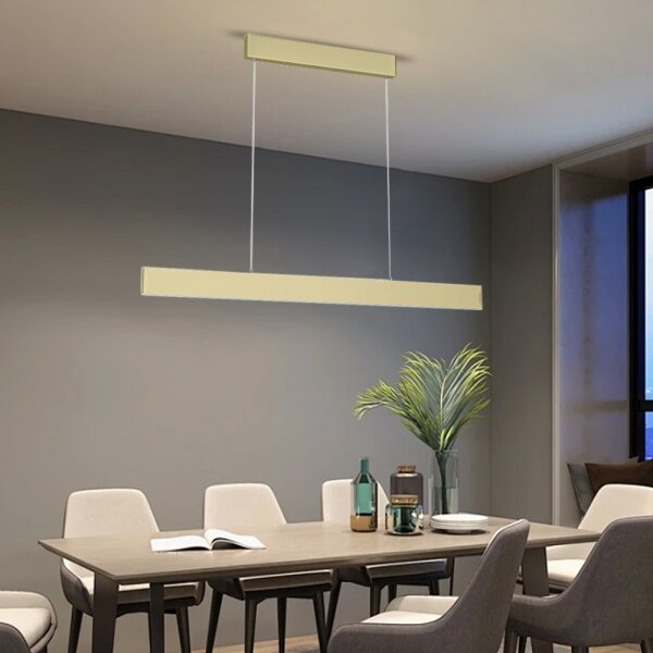 Lustră LED pe cablu LISTON aurie LED/18W/230V ZigBee Immax Neo 07128L + telecomandă Tuya