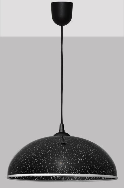 Lustră pe cablu CIRCLE 1xE27/15W/230V neagră