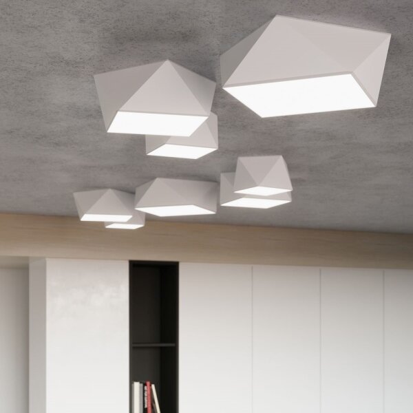 Plafonieră HEXA 2xE27/60W/230V albă