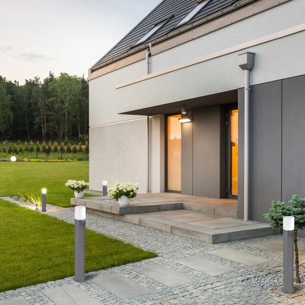 Lampă exterior DALLAS 1xE27/12W/230V IP44, 60 cm, antracit