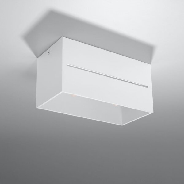 Plafonieră LOBO 2xGU10/40W/230V albă