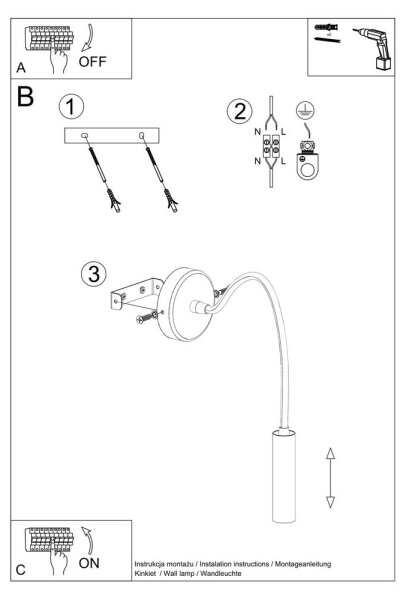 Spot de perete AXIL 1xG9/12W/230V