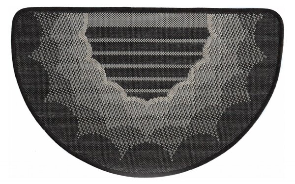 Covor Pentru Usa Intrare, Flex 19162 80, Antiderapant, Gri, 50 x 80 cm 50x80