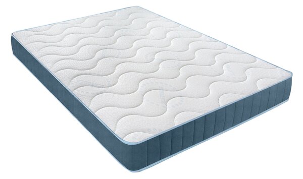 Saltea Ortopedica Bedora Arcuri Invelite Ice Touch Memory 160x200 cm, memory foam, cocos, moale/tare, 25 cm, fata vara/iarna, anatomica, ergonomica, husa antialergica