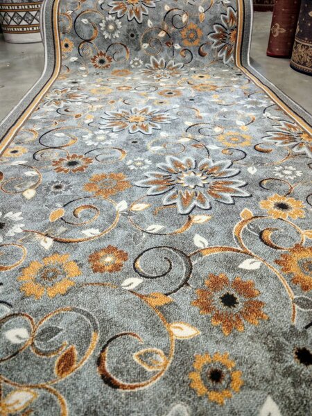 Traversa Model Print Boston, Diverse Latimi, Gri Dreptunghi, 150 x 500