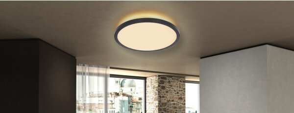 Plafonieră LED pentru baie Globo 41562-18B SAPANA LED/18W/230V IP44