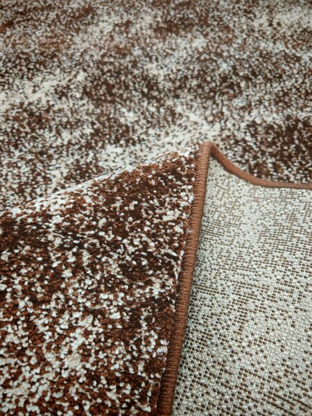 Traversa Hol, Model Cappuccino 16007 13, Festonata, Latime 60 cm, Maro 60 x 300, Maro