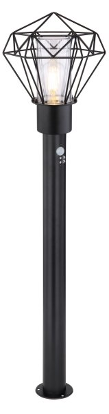 Lampă de exterior cu senzor Globo 31357S HORACE 1xE27/15W/230V IP44