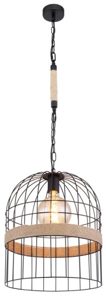 Lustră pe lanț Globo 15677H1 HALIA 1xE27/60W/230V
