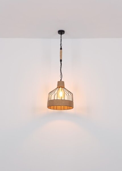 Lustră pe lanț Globo 15674H1 HALIA 1xE27/60W/230V