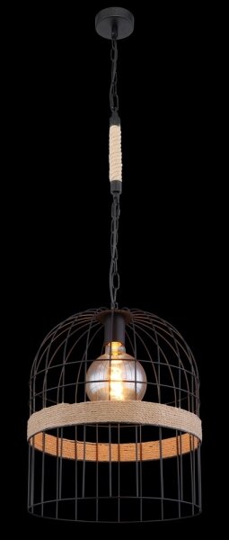 Lustră pe lanț Globo 15677H1 HALIA 1xE27/60W/230V