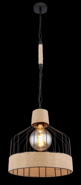 Lustră pe lanț Globo 15674H1 HALIA 1xE27/60W/230V