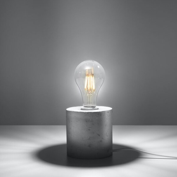 Lampă de masă SALGADO 1xE27/60W/230V beton