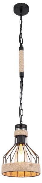 Lustră pe lanț Globo 15675H HALIA 1xE27/60W/230V