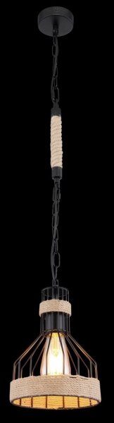 Lustră pe lanț Globo 15675H HALIA 1xE27/60W/230V