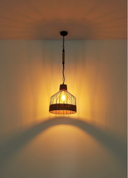 Lustră pe lanț Globo 15674H1 HALIA 1xE27/60W/230V