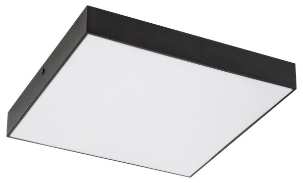 Rabalux - Plafonieră LED/18W/230V 3000-6000K IP44 negru