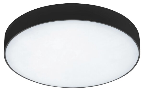 Rabalux Corp de iluminat LED de tavan pentru baie, 24W/230V, 2800/4000/6000K, IP44, negru