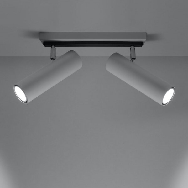 Spot DIREZIONE 2xGU10/40W/230V alb