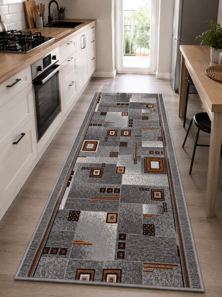 Traversa Model Print Dekart, Diverse Latimi, Gri Dreptunghi, 200 x 300