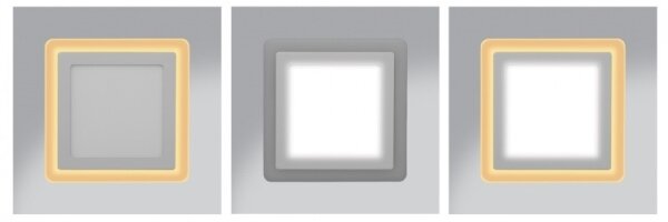 LED Lampă încastrată DUO LED/6W/230V + LED/3W