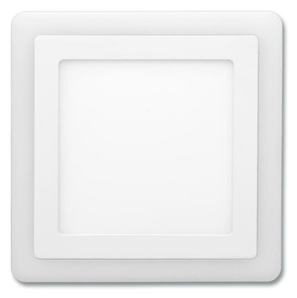 LED Lampă încastrată DUO LED/18W/230V + LED/6W