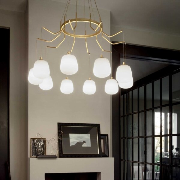 Lustră LED pe cablu Ideal Lux KAROUSEL 10xG9/3,2W/230V