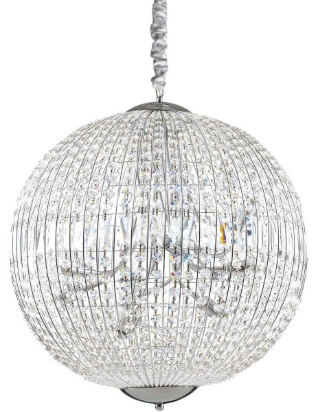 Lustră de cristal pe cablu Ideal Lux LUXOR 12xG9/40W/230V