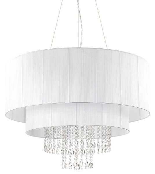 Lustră de cristal pe cablu Ideal Lux OPERA 10xE27/60W/230V