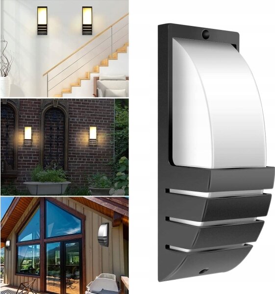 Aplică perete exterior NALANI 1xE27/18W/230V IP54