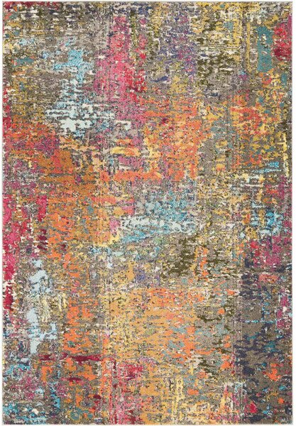 Covor Sufragerie Dormitor, Model CES14, Maro Multicolor 160 x 221